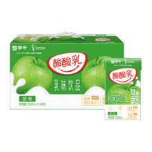 蒙牛酸酸乳原味250ml×24盒 清爽果汁乳味饮料 礼盒装30.9元 (月销1w+)