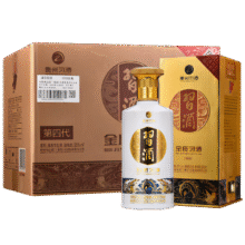 8日、plus：习酒 第四代金质 53°酱香型白酒 500ml *6瓶940元