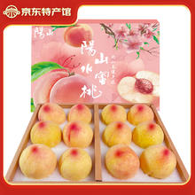 阳山 水蜜桃 一级果4-5两12个礼盒净重4.8斤多券后78.8元