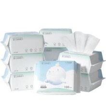 十月结晶婴儿纯棉柔巾100%全棉加厚宝宝干湿两用家庭洁面巾多规格21.9元 (券后省5)