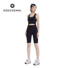 KEEXUENNL 珂宣尼 X7 闪电骑行裤夏季薄款五分瑜伽裤新低27.9元包邮