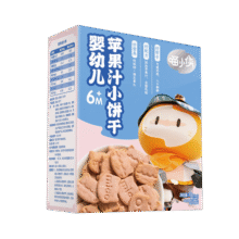喵小侠苹果汁饼干 炭烧棒 坚果酥高钙果蔬奶酪脆鸡蛋卷儿童饼干健康零食 【婴标】苹果汁饼干70g10.5元 (券后省0.85)