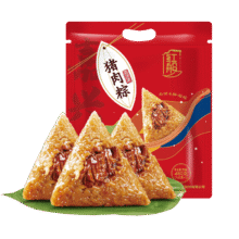 红船嘉兴特产鲜肉粽子猪肉粽手工速食早餐白米粽子团购肉粽子 160g鲜肉粽*3只（共480g）4.95元
