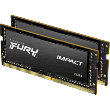 金士顿 (Kingston) FURY 16GB(8G×2)套装 DDR4 3200 笔记本内存条 Impact风暴系列 骇客神条269元 (月销1000+)