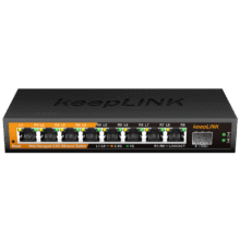 keepLINK KP-9000-9XHML-X智能管理型交换机8口2.5G+1个10G万兆光支持端口聚合vlan划分搭配NAS光猫202元