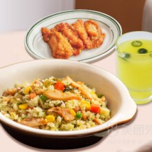 美团外卖/到店 菲滋意式餐厅 酸菜罗勒鸡肉饭+国潮卤炸香骨鸡+青柠汁套餐兑换券·1张门市价46.9元现价仅需21.9元