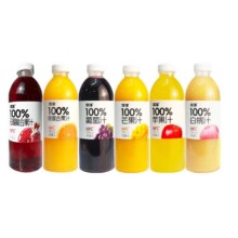 88会员：华洋 100%果汁 1L*2瓶10.7元+淘金币4元