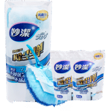 妙洁 缝隙达人短款除尘掸组合 共9片替换头 静电除灰尘掸子49.9元 (月销4000+)