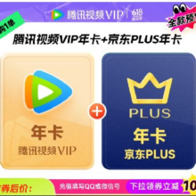腾讯视频 Tencent Video VIP年卡12个月+京东年卡148元 包邮（25日预售）