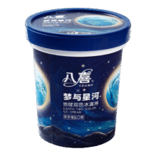 八喜冰淇淋 地球双色 抹茶海盐口味550g*4件77.12元(合19.28元/件）