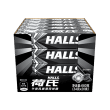 荷氏薄荷糖 午夜风暴味9粒34g*20条装 糖果休闲零食清新口气45.9元 (月销1000+)