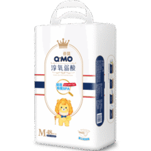 奇莫Q-MO皇家淳氧弱酸纸尿裤M48片(6-11kg)中号奇柔弱酸轻薄亲肤99元 (月销1000+)