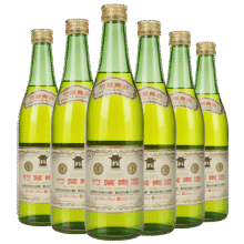 618预售：杏花村 50度竹叶青酒 500ml*6瓶329元