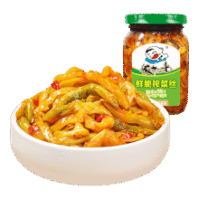 饭扫光榨菜 鲜脆榨菜丝352g 下饭菜 香辣咸菜泡菜 拌饭拌面调味料21.09元（需plus会员，合7.03元/件）