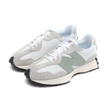 plus:NEW BALANCE复古增高低帮休闲跑步鞋 WS327JRC浅灰色171.01元