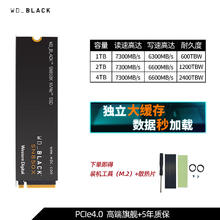 20点开始：西部数据 WD_BLACK SN8100固态硬盘 PCIe5.0 读速14900MB/s1029元