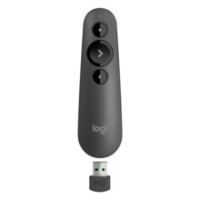 罗技（Logitech）R500升级款R500S 无线演示器 激光笔 ppt翻页笔 无线蓝牙双连 Mac iOS兼容 黑色275元