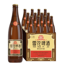 雪花 经典老雪棕瓶 640mL*12瓶 整箱装 买2赠雪花折叠椅*1+0.3L啤酒杯*1140元包邮（需领券，合70元/件）