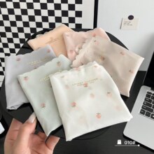 19.9元！！【面膜奶皮裤】芬腾五条装冰丝裸感少女性感蜜桃臀面膜中腰薄裤19.9元（需领券）
