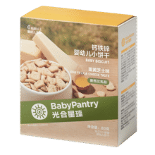 光合星球babycare儿童零食婴幼儿钙铁锌小饼干6月+宝宝零食蛋黄芝士味80g24.9元 (月销1w+)