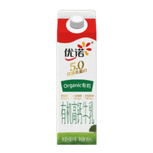 优诺（yoplait）5.0有机高钙牛乳 900ml*3盒 低温牛奶133.16元（需领券，合66.58元/件）