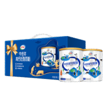 伊利中老年高钙低脂奶粉 富含硒 0蔗糖添加 减少脂肪88.5% 节日礼品 850g*2礼盒 换购纾糖110元 (券后省5)