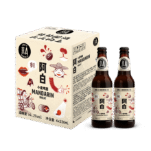 京A比利时风味小麦精酿啤酒阿白330ml*6瓶整箱装59元 (月销2000+)