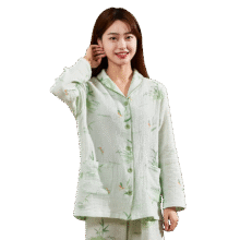 棉花会 cotton center 纯棉云纱月子家居服套装69.12元（需领券）