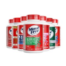 88VIP、天降福利：MoveFree 益节氨糖软骨素 红瓶氨糖 80粒81.38元包邮+25.9元淘金币（需用券）