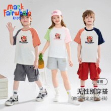 Mark Fairwhale 马克华菲 男女童纯棉短袖T恤（110~160码）多款￥15.63