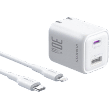 PLUS会员:罗马仕 苹果充电器30W PD20W41.34元（需领券）