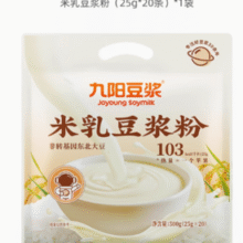 九阳豆浆 米乳豆浆粉 25g*20条￥16.90 4.8折 比上一次爆料降低 ￥3