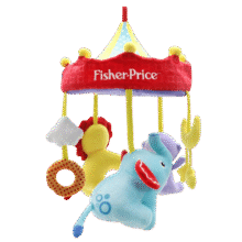 费雪(Fisher-Price)婴儿玩具床铃 床头发条旋转音乐挂饰 新生儿礼盒 旋转音乐床铃-机械音乐盒112.9元 (券后省27)