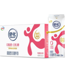 伊利 舒化 脱脂无乳糖牛奶 220ml*24盒￥25.54 比上一次爆料降低 ￥3.77