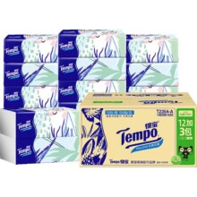 88VIP:得宝 Tempo 马卡龙无香抽纸4层100抽15包M码95.51元（合31.84元/件，需领券，超级补贴下单）