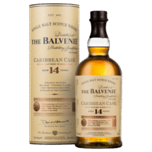 百富（BALVENIE）14年 加勒比桶 苏格兰斯佩赛 威士忌 700ml 43度 礼盒装 进口洋酒559元 (券后省150,月销1000+)