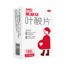 plus会员：斯利安叶酸片180片 0.4mg预防胎儿先天性神经管畸形 妊娠期 哺乳期妇女预防用药384.4元（需领券，合96.1元/件）