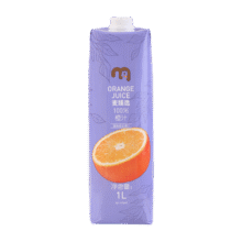 麦臻选 100%橙汁 1L（任选10瓶）88元，折8.8元/瓶