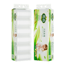 雨森 卷纸 700克/提12卷 6层加厚 卫生纸6元