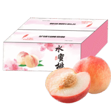 京鲜生 无锡水蜜桃12粒装 单果4-5两69.99元 （需用券）