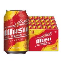 618预售：乌苏 经典 烈性啤酒 330ml*24罐 整箱装66.57元/件 包邮（需买3件，定金5元/件，可抵30元/件）