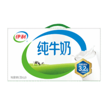 【特惠现货】伊利纯牛奶200ml*24盒营养早餐官方正品32.9元（折合1.37/盒）