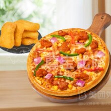 美团外卖 尊宝比萨【随心选2件套】人气比萨一人食套餐兑换券·1张门市价31.9元现价仅需19.4元