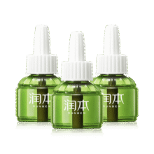 润本（RUNBEN）定时电蚊香液驱蚊液婴儿宝宝家用无香型加热器儿童驱蚊水补充 【回购优选】无味3瓶液（无器）23.9元 (月销4000+)