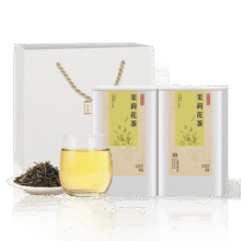 京东京造 茉莉花茶特级浓香型250g罐装 香茶毛尖茶叶自己喝茶叶自营送礼袋98元 (月销5000+)