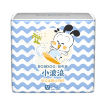 巴布豆(BOBDOG)小波浪超柔拉拉裤M72片(6-11KG)中码婴儿尿不湿72元 (月销3000+)