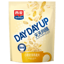西麦 小麦胚芽混合谷物燕麦片 450g × 2件7.14元（需领券，合3.57元/件）
