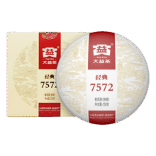 大益茶叶 茶叶 普洱茶 熟茶  经典7572 熟饼 150g/饼54元 (券后省85)
