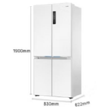 再降价、618预售、PLUS会员：Haier 海尔 506升 全空间保鲜 十字多门冰箱 BCD-506WGHTD14GYU13811.6元包邮（需支付定金10元、晒单返50元京豆+120元红包）
