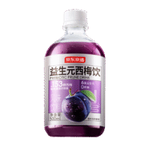 PLUS会员：京东京造 益生元西梅汁500ml 高膳食纤维大餐救星 6重益生元0添加果蔬汁16.98元/件（需买8件）
